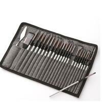 Без бренда «Коробка 50 шт.: Набор кистей для рисования в чехле, премиум набор (23 нейлоновых кисти, 1 мастихин)» в Кемерово в интернет-магазине Без бренда «Коробка 50 шт.: Набор кистей для рисования в чехле, премиум набор (23 нейлоновых кисти, 1 мастихин)» в Кемерово