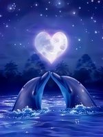 Без бренда «Дельфины под луной вида сердца» в Кемерово