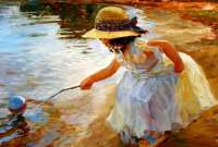 Без бренда «Девочка пытается спасти мяч» в Кемерово в интернет-магазине  Без бренда «Девочка пытается спасти мяч» в Кемерово