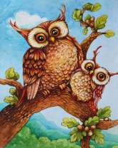 Без бренда «Совёнок с совой на ветке» в Кемерово
