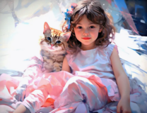 Без бренда «Девочка и пушистая кошечка» в Кемерово