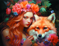 Без бренда «Рыжая девушка и рыжая лисица» в Кемерово в интернет-магазине  Без бренда «Рыжая девушка и рыжая лисица» в Кемерово