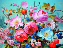 Без бренда «Пионы и другие цветы» в Кемерово в интернет-магазине  Без бренда «Пионы и другие цветы» в Кемерово