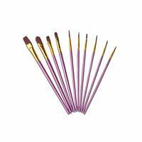 Без бренда «Кисти для рисования набор (10 шт) сиреневые» в Кемерово в интернет-магазине Без бренда «Кисти для рисования набор (10 шт) сиреневые» в Кемерово
