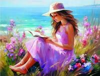 Без бренда «Девочка читает на берегу» в Кемерово в интернет-магазине  Без бренда «Девочка читает на берегу» в Кемерово